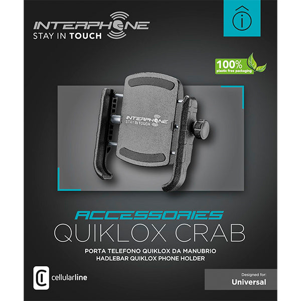 INTERPHONE QUIKLOX CRAB PRO MOUNT/HOLDER