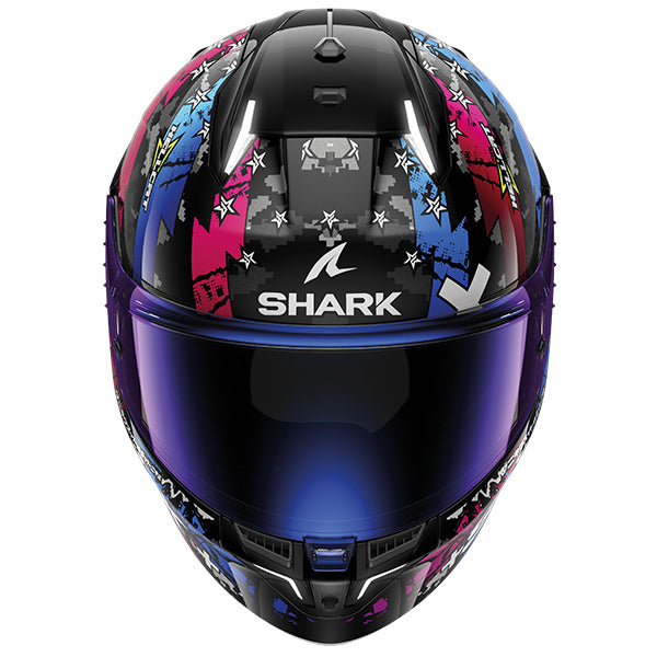 SHARK SKWAL i3 HELLCAT KUB GLOSS BLACK BLUE PINK