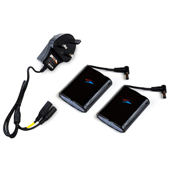 RICHA 12V-2AH BATTERY SET FOR HEATED CLOTHING (UK PLUG)