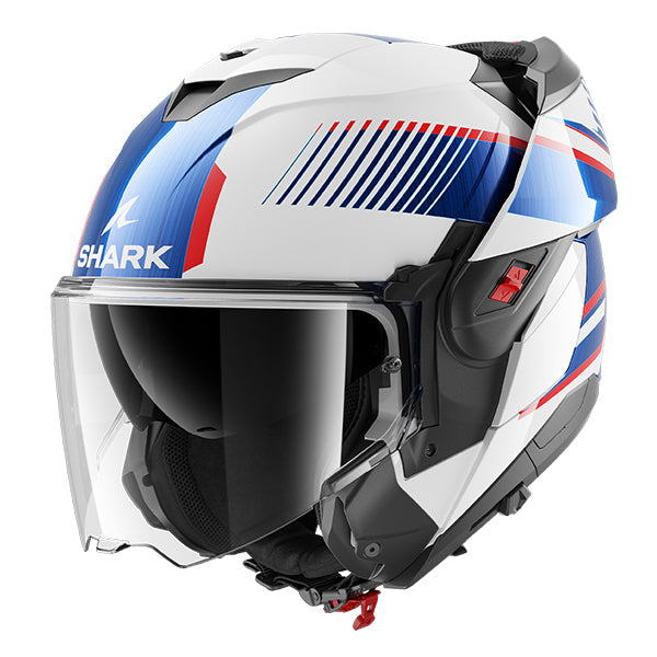 SHARK OXO SIKTER WUB GLOSS WHITE BLUE RED