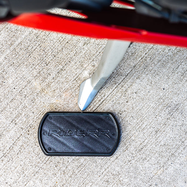 RIDERR SIDE STAND PLATE BLACK