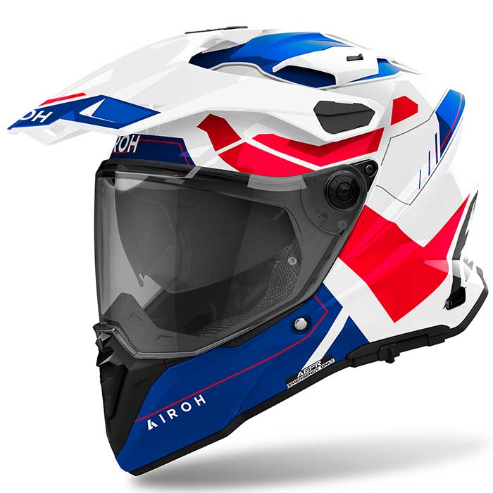 Airoh Commander 2 - Reveal Blue/Red Gloss