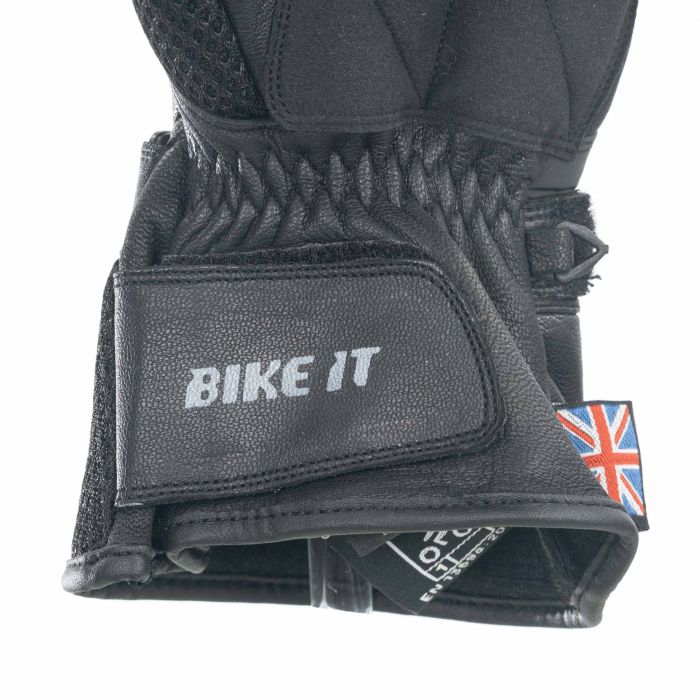 Bike It "Triple Black Air" Summer Motorcycle Glove