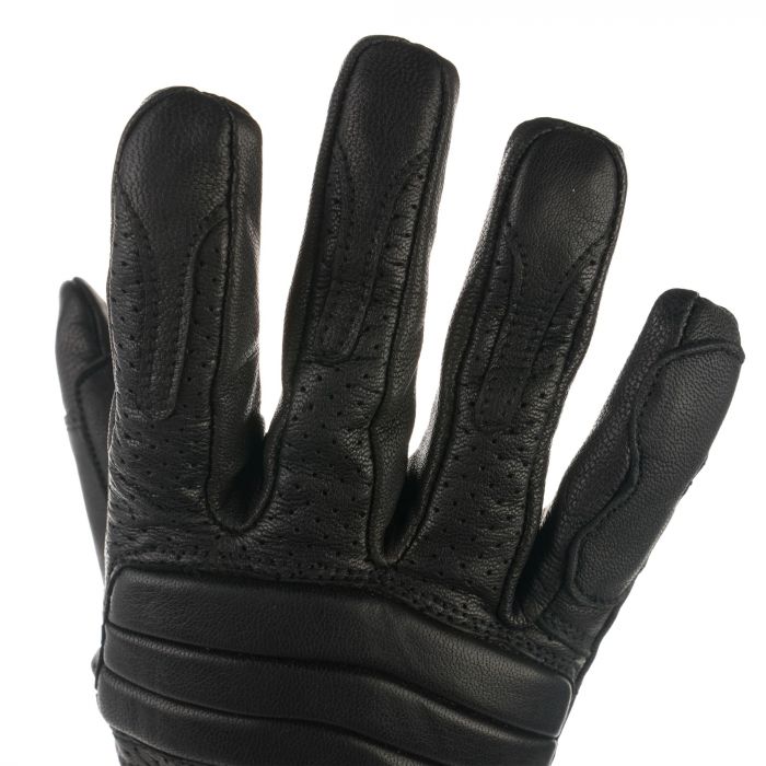Bike It 'UFG' Ultimate Streetfighter Leather Motorcycle Glove (Black)