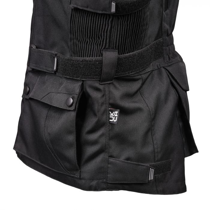 Bike It 'Triple Black' All-Weather Waterproof Adventure Touring Motorcycle Jacket