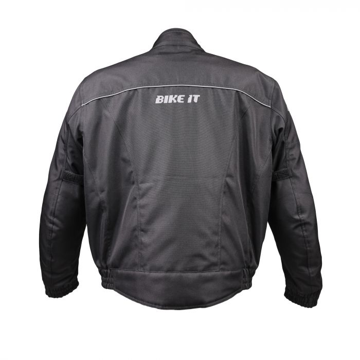 Bike It 'Herm' Textile Waterproof Motorcycle Bomber Casual Jacket