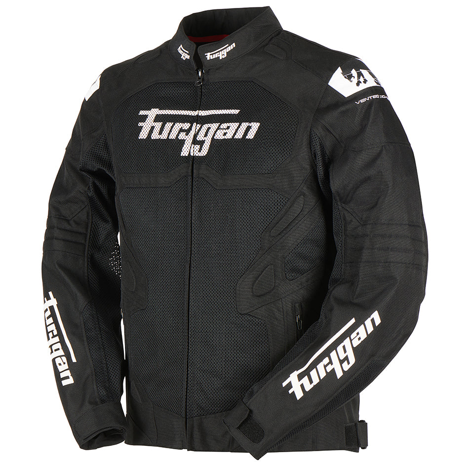 FURYGAN ATOM VENTED EVO-BLACK/WHITE