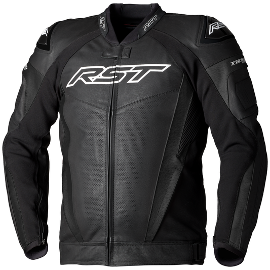 RST Tractech Evo 5 CE Mens Leather Jacket black / black