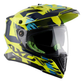 Axor X-Cross Adventure Helmet - Neon Yellow/Blue