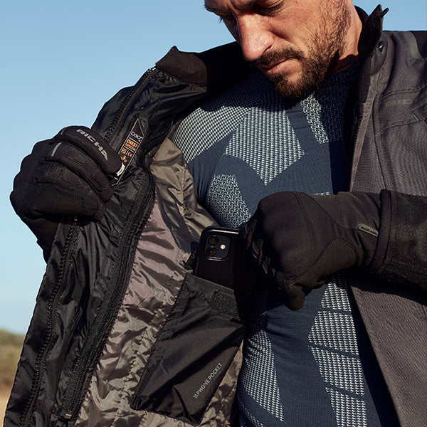 RICHA PHANTOM 3 JACKET BLACK/DARK GREY