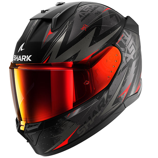 SHARK D-SKWAL 3 BLAST-R MATT KAR BLACK RED