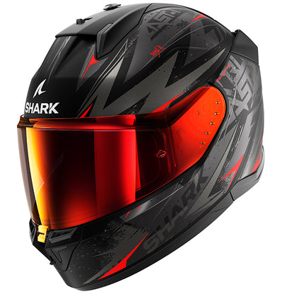SHARK D-SKWAL 3 BLAST-R MATT KAR BLACK RED