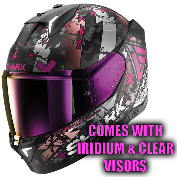 SHARK SKWAL i3 HELLCAT MATT KUV BLACK PURPLE