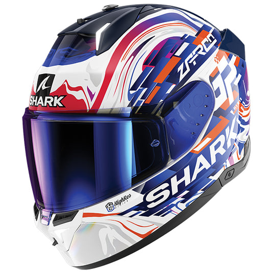 SHARK SKWAL i3 ZARCO GP DE FCE WVB GLOSS WHITE BLUE PINK