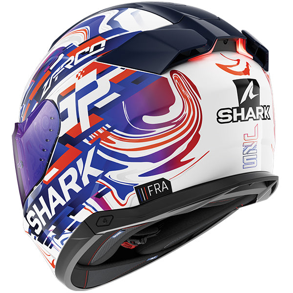 SHARK SKWAL i3 ZARCO GP DE FCE WVB GLOSS WHITE BLUE PINK