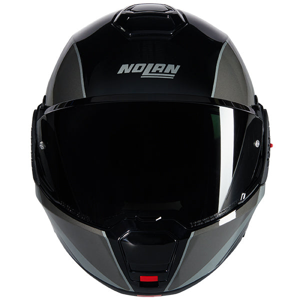NOLAN N120-1 VERN SPECIALE 341 GLOSS BLACK GREY SILVER
