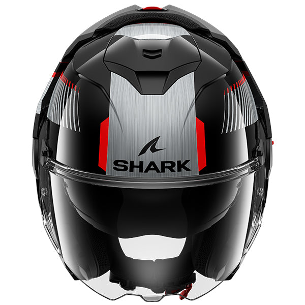 SHARK OXO SIKTER KUS GLOSS BLACK GREY RED