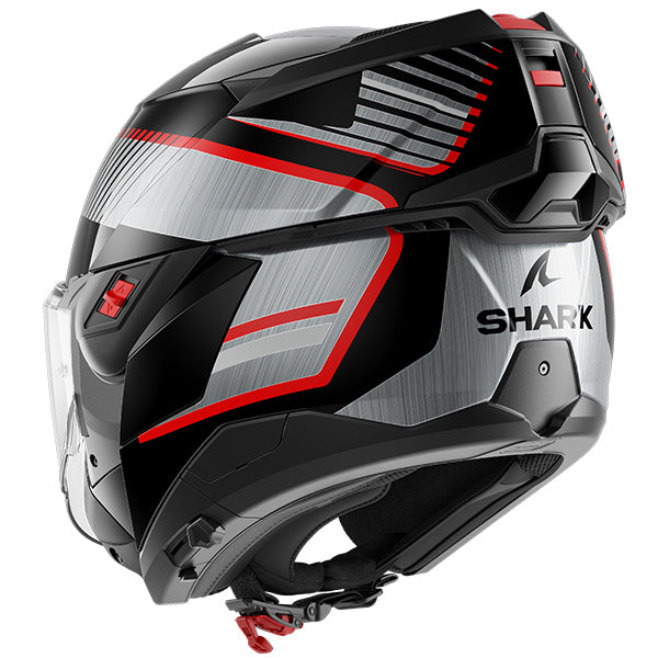 SHARK OXO SIKTER KUS GLOSS BLACK GREY RED