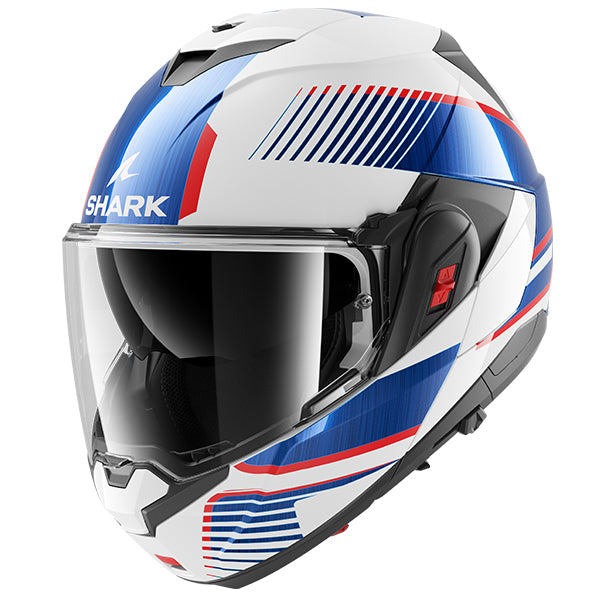 SHARK OXO SIKTER WUB GLOSS WHITE BLUE RED