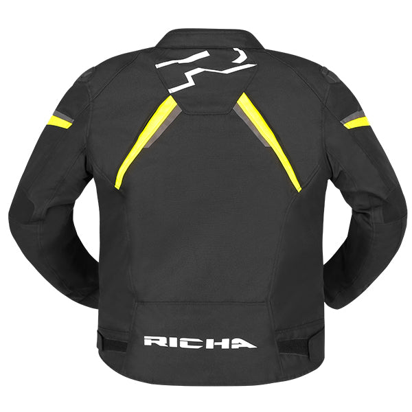 RICHA GOTHAM 3 WP JACKET BLACK/FLUO