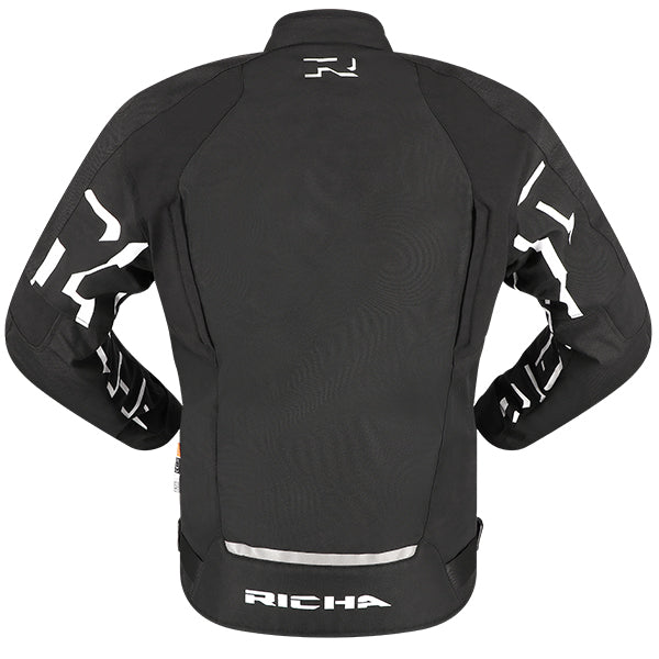 RICHA STRADALE TEX WP JACKET BLK/WHT