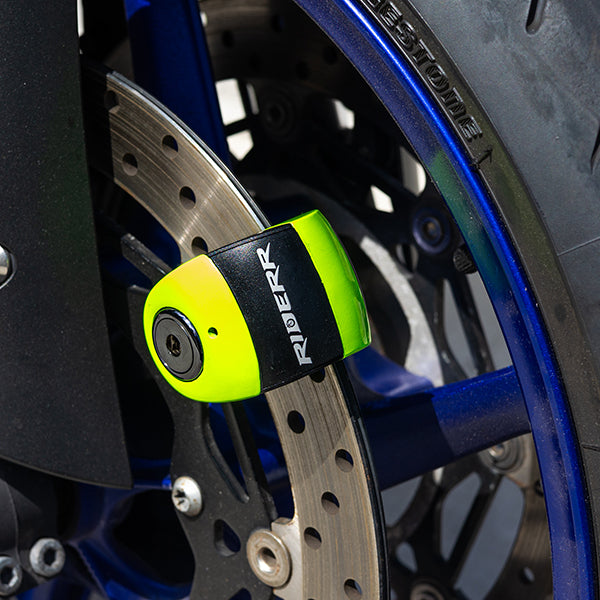 RIDERR RS6 ALARM DISC LOCK FLUO GREEN