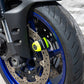 RIDERR RS6 ALARM DISC LOCK FLUO GREEN