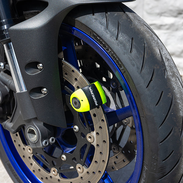RIDERR RS6 ALARM DISC LOCK FLUO GREEN