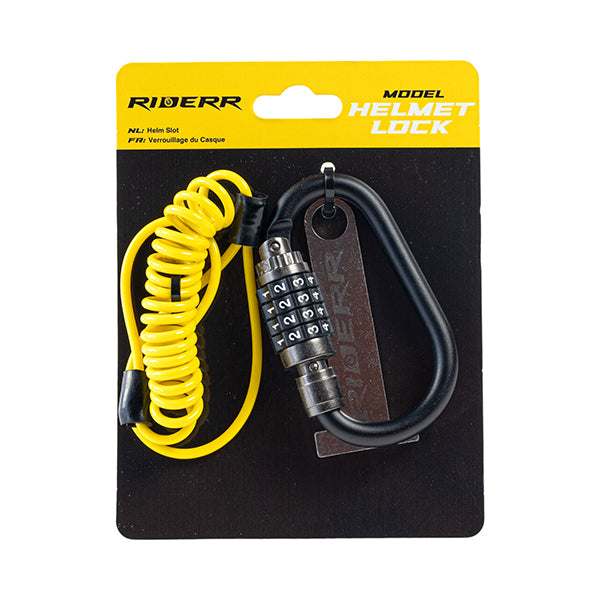 RIDERR HELMET LOCK BLACK YELLOW