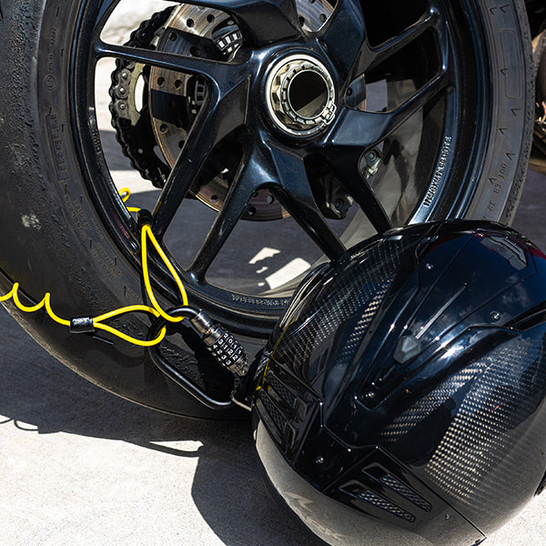 RIDERR HELMET LOCK BLACK YELLOW