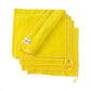 RIDERR 6PCS MICROFIBRE TOWELS YELLOW
