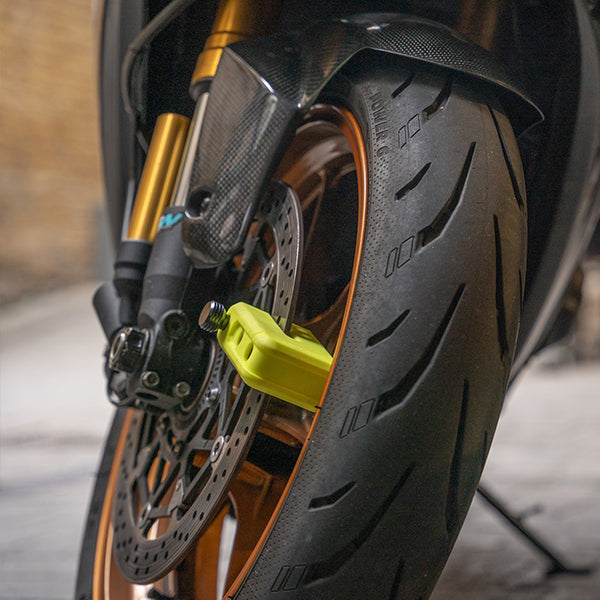 HIPLOK MD1000 DISC LOCK NEON YELLOW