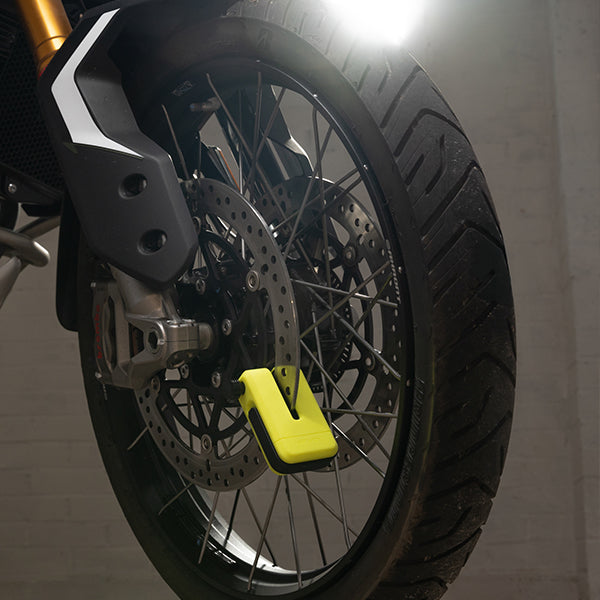 HIPLOK MD1000 DISC LOCK NEON YELLOW