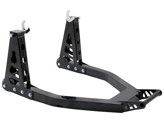 BikeTek Aluminium Box Section Rear Paddock Stand - Black