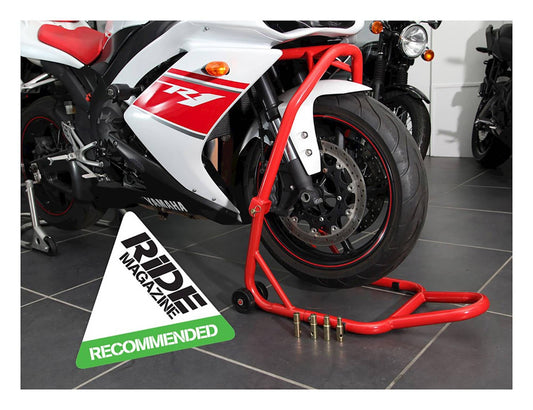 BikeTek Series 3 Front Track Paddock Stand - Red
