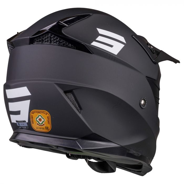 Shot 'Pulse' MX Helmet - Black [Matte]