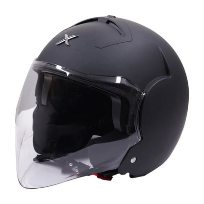 Axor Striker Open Face Motorcycle Helmet Matt Black
