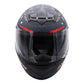 Axor Helmet Rage Full Face - Python Black Grey Red Matt