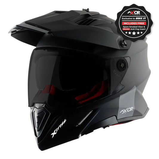 Axor X-Cross Adventure Helmet - Black Matt