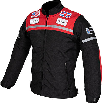 DUCHINNI KIDS GRIP JACKET BLACK-RED