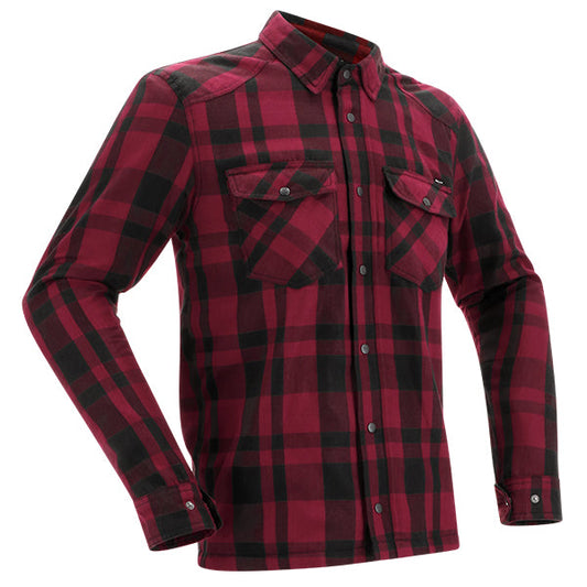 RICHA FOREST SHIRT BLACK / BURGUNDY