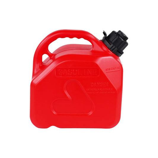 5 Litre Fuel Can With Push To Pour Nozzle Red