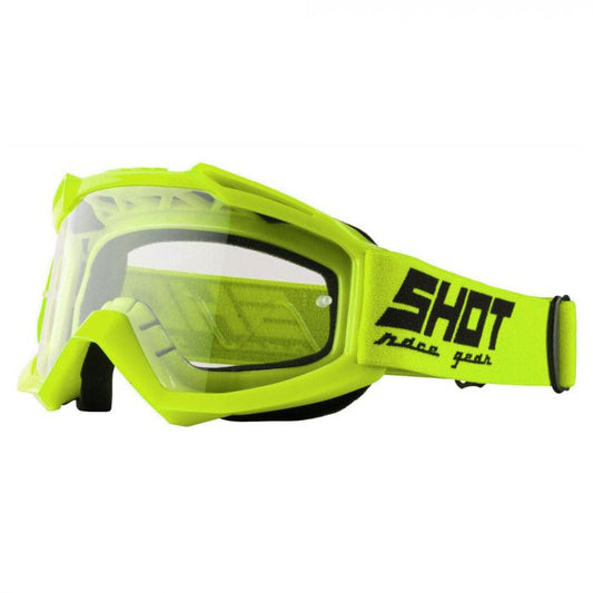 Shot Assault Neon Yellow Glossy Goggles