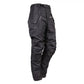 Bike It 'Triple Black' Ultimate Textile Adventure Waterproof Motorcycle Pants/Trousers