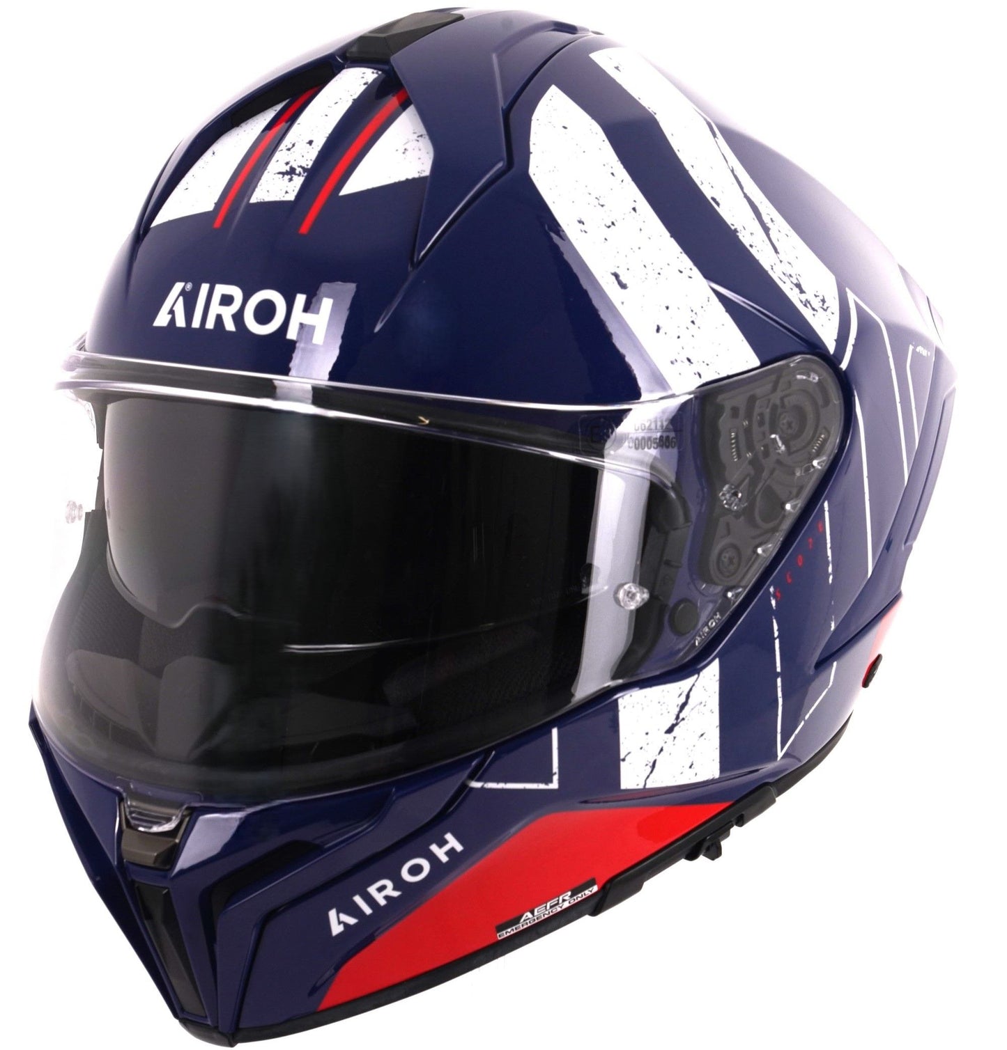 Airoh Matryx Helmet - Scope Blue/Red Gloss